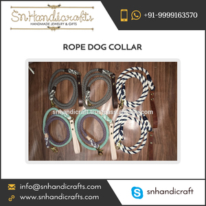 Collares y Correas para Perros Hechos a Mano con Cuerda de Algodón, Variedad Surtida, para Compra al por Mayor - Product Image 1