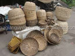 Cesta de Bambú_Precio Más Bajo y Alta Calidad, Cesta Redonda de Bambú y Ratán para Pan y Fiestas de Picnic - Product Image 3