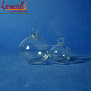Adornos de bolas de Navidad de cristal de terrario transparente al por mayor DIY - Product Image 1