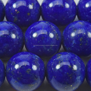 Cuentas redondas de lapislázuli - Product Image 1