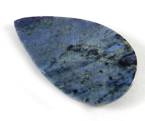 Dumortiérite jaspe IG0021 16,7 carats en forme de Cabochon de poire 22x27mm pierre précieuse en vrac - Product Image 2