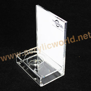 Présentoir de bouteille de bar arrière en acrylique personnalisé Glorifier/Base lumineuse de porte-bouteille de vin à LED - Product Image 2