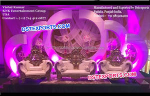 Rajasthani Rajwada boda decoración escenario antiguo Rajwada tema escenario boda Maharaja etapa - Product Image 2