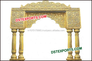 Fans de mariage en cristal, nouvelle collection de portes de bienvenue en demi-Fiber, porte d'entrée en cristal - Product Image 3