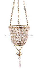 Vintage Luxury Gold & Brass Metal <b>Candlestick</b> <b>Holders</b> Tall Alloy Glass Wedding & Home Decor Crystal Candle <b>Holders</b> - Product Image 3