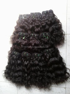 Extensions de cheveux indiens non traités à trame bouclée à prix d'usine - Product Image 2