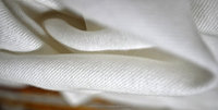 Tissé à la main 100% lin lin tissu blanc