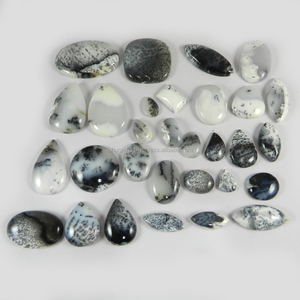30 Pièces Naturel Opale Dendritique Forme Libre Mélange Forme cabochon 100 gms Pierres Précieuses En Vrac - Product Image 2
