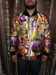 Grande veste bombardier en Satin, blouson Varsity personnalisé du Pakistan - Product Image 5