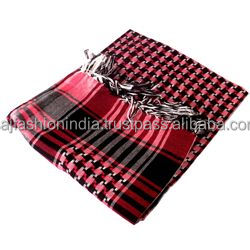 Venta al por mayor diseño personalizado Arafat borla Keffiyeh otros bufandas de algodón y chales bufandas para las mujeres con estilo - Product Image 5