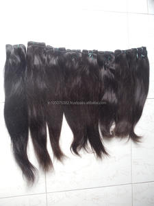 Unprocessed Indian RAW Remy straight weft hair for factory prices - Product Image 3