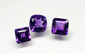 Atractiva piedra preciosa amatista semipreciosa piedra preciosa amatista facetada suelta mejor para hacer gemas de joyería - Product Image 2