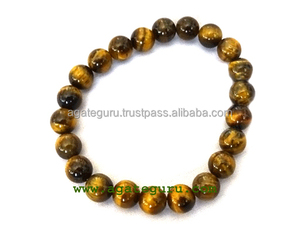 Pulseras con cuentas de ojo de Tigre, fabricante indio al por mayor - Product Image 1