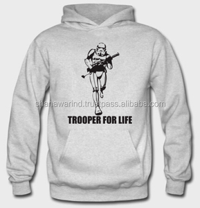 Venta al por mayor de calidad Puff impresión personalizada pulóver Sudadera con capucha de peso pesado de poliéster de algodón de los hombres de talla grande sudaderas - Product Image 5