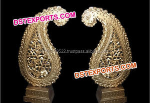 Entrada de boda, estatua de pavo real, tema de fibra de pavo real, estatuas de pasillo, escenario de boda, estatua de pavo real, decoración de entrada de Australia, Reino Unido - Product Image 2