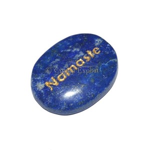 หินสลักลาย Lapis Lazuli Namaste - Product Image 1