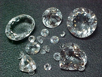 Pierre de quartz naturelle transparente taillée, certifiée par un tiers, pour la fabrication de bijoux, prix de gros, Coszcalt Exports CF