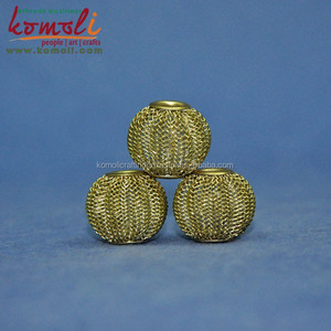 수제 황동 와이어 금속 갤러리 비즈 - Product Image 4