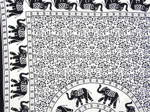 Twin Mandala Tapestry Modern Hippie Mandala Wall Hanging - Product Image 3