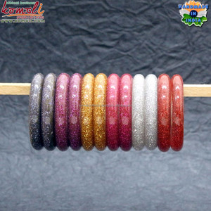 สีสันสดใสเรซิน Glitter กำไลข้อมือสร้อยข้อมือเครื่องประดับที่ทำด้วยมือ - Product Image 3