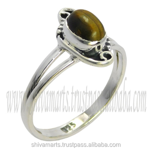 ล่าสุดนักออกแบบ925เงินสเตอร์ลิงแหวนเวอร์เมิลนิรันดร์เป็นที่นิยมมากที่สุดเครื่องประดับแฟชั่นพลอยตาเสือสำหรับงานแต่งงานและงานเลี้ยง - Product Image 2