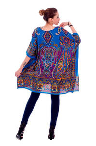 Tenue de nuit africaine grande taille pour femmes Hippie Cravate africaine Satiné Coton Viscose Rayonne Polyester Maxi Adultes - Product Image 4