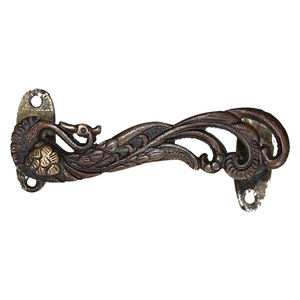 Poignée d'armoire en vrac fait à la main en laiton paon Bronze foncé Design vente en gros commode Lot Vintage tiroir armoire porte tirer - Product Image 1