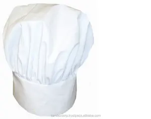 Sombreros de chef personalizados Sombrero de chef de color blanco de buena calidad para chefs y cocineros Proveedor en India - Product Image 5