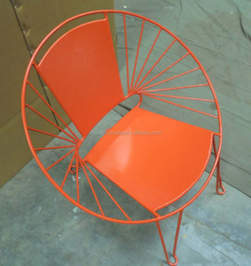 Silla Metálica Clásica Retro Ligera, Apilable, Estilo Indio, para Hogar, Jardín, Sala de Estar, Ocio y Camping, Decoración del Hogar - Product Image 4