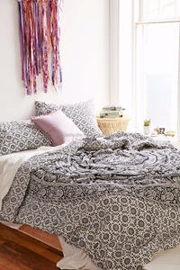 Indian Black <b>Elephant</b> Mandala Hippie Queen <b>Duvet</b> <b>Cover</b> 2 Pillowcases Ethnic Comforter Bed Sheet Set Disposable Home Feature - Product Image 3