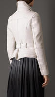 Veste en cuir élégante pour femme de conception italienne, nouvelle saison, fabrication turque