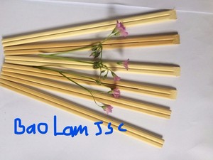 Baguettes en bois jetables faites à la main de haute qualité Twin Sushi 21-24 cm Bambou jetable - Product Image 3