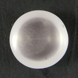 Cuarzo Rosa Natural, cabujón redondo de 17mm, gms 3,50, gms, Gema suelta, IG0301 - Product Image 3