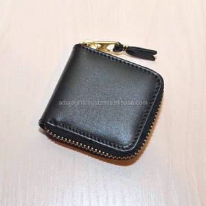 Porte-monnaie en cuir, pochette avec fermeture éclair, cadeaux promotionnels - Product Image 2