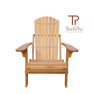 ADIRONDACK Chaise Repose-pieds Pliable Couleur Imprimé Eucalyptus Bois Design Contemporain pour Chambre Extérieur-Thinh Phu - Product Image 2