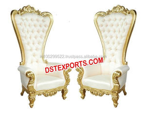 Sillas reales de Metal y latón para novio, diferentes diseños, para boda, novia - Product Image 2