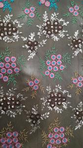 Paillettes broderie Georgette tissu 100% Polyester respirant Textiles de maison sacs tentes de mariage jouets voiture tissé trame tricoté filles - Product Image 3