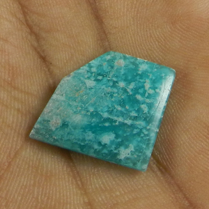 Amazonite 2,10 g, cabochon fantaisie de 20 mm, pierre précieuse en vrac pour bijoux - Product Image 3