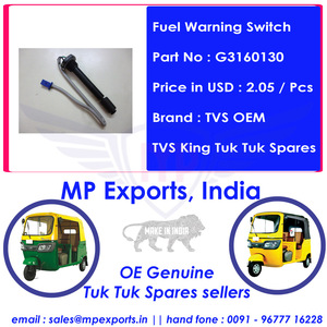 Interrupteur d'avertissement de carburant pour Tuk Tuk Tvs King - Product Image 4