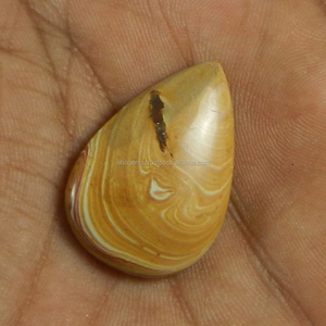 หินขัด Cabochon ลูกแพร์ขนาด22*33มม.,หินโมราธรรมชาติสำหรับทำเครื่องประดับ - Product Image 3