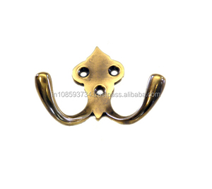 Wholesale Price Metal Brass Antique Decorative Cloth Hanging <b>Coat</b> <b>Hook</b> Luxury Design Antique Copper <b>Coat</b> <b>Hook</b> - Product Image 2