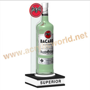 Fabrication sur mesure Présentoir de bouteilles de vin en acrylique HS-WD-005 en gros Présentoir à vin - Product Image 2