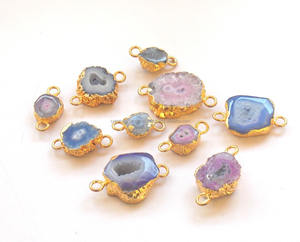 ผลึกควอทซ์แสงอาทิตย์ธรรมชาติสไตล์คลาสสิกชุบทองด้วยไฟฟ้าสำหรับงานแต่งงานหรือของขวัญ - Product Image 2