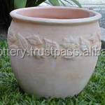 [Ecova <b>Pot</b>] the Terra Cotta Giant Tall <b>Flower</b> Planter - Vietnam <b>Terracotta</b> Pottery - Clay Ceramic Plant Garden <b>Pots</b> - Product Image 2