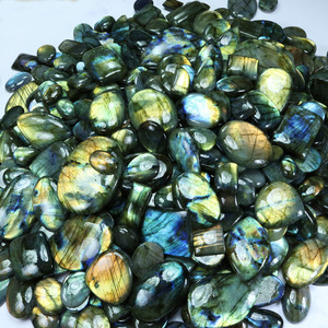 ลาบราดอไรต์ธรรมชาติทรงหลังเบี้ย ขายส่งจำนวนมาก 100 กะรัตขึ้นไป เกรด AAA เอฟเฟกต์ไฟหลากสี - Product Image 5