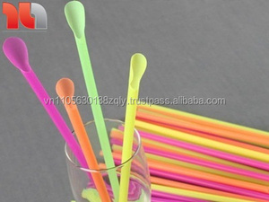 Pajitas desechables de plástico, cucharas, hechas en Vietnam - Product Image 3