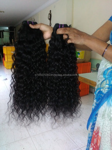 Extensiones de cabello de trama India Virgen sin procesar Cabello Remy rizado natural hecho de cabello humano - Product Image 2