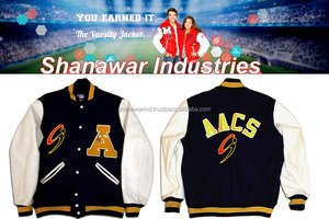 Blousons de baseball personnalisés avec logo brodé, pour hommes, style universitaire, respirants, imperméables, en laine et viscose - Product Image 6