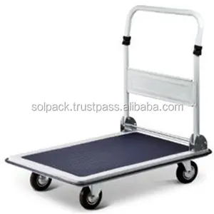 Hand <b>Platform</b> <b>Trolley</b> (PH-300) Hand Push Supermarket Shopping <b>Trolley</b> Easy to Move for Sale Direct Factory - Product Image 1