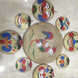 Panier plat en bambou de conception élégante en provenance du Vietnam - Product Image 2